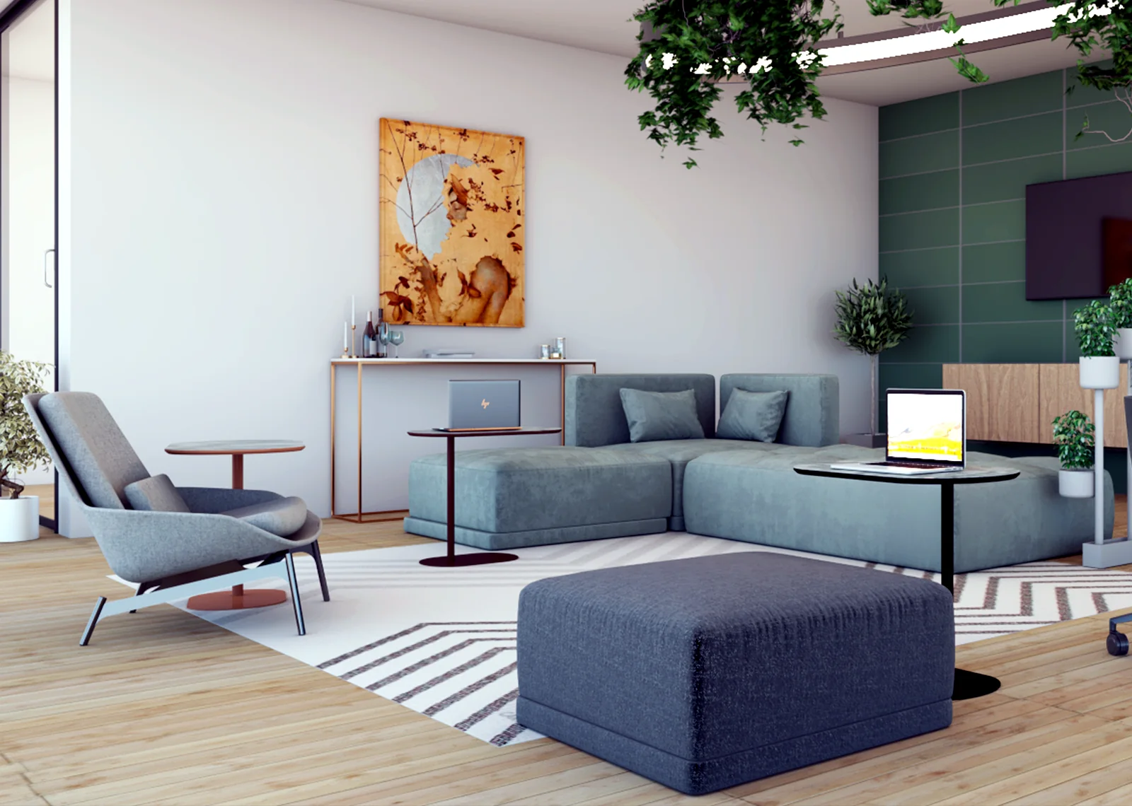 Espacio de trabajo diseñado por MG Diseño